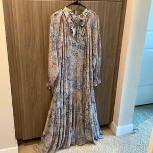Free people maxi dress feeling groovy